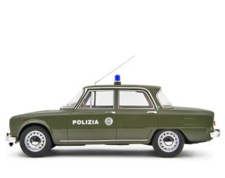 Alfa Romeo Giulia Super 1969 Polizia stradale VERDE MILITARE Laudoracing 1:18 Resinemodell (Türen, Motorhaube... nicht zu öffnen!)